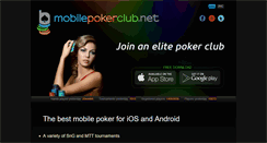 Desktop Screenshot of mobilepokerclub.net