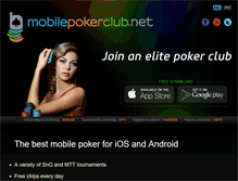 Tablet Screenshot of mobilepokerclub.net